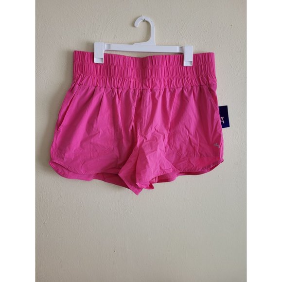 Women's High-Rise Woven Shorts 3" - JoyLab Berry Pink Size XL - Picture 7 of 7